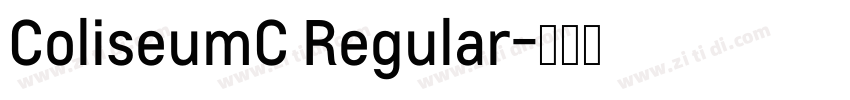 ColiseumC Regular字体转换